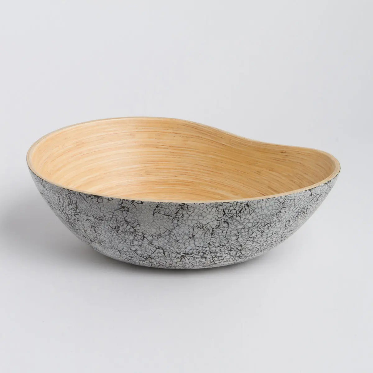EcoGlow Bamboo Serving Bowl – Minimalist & Sustainable Tableware DC-Bibol