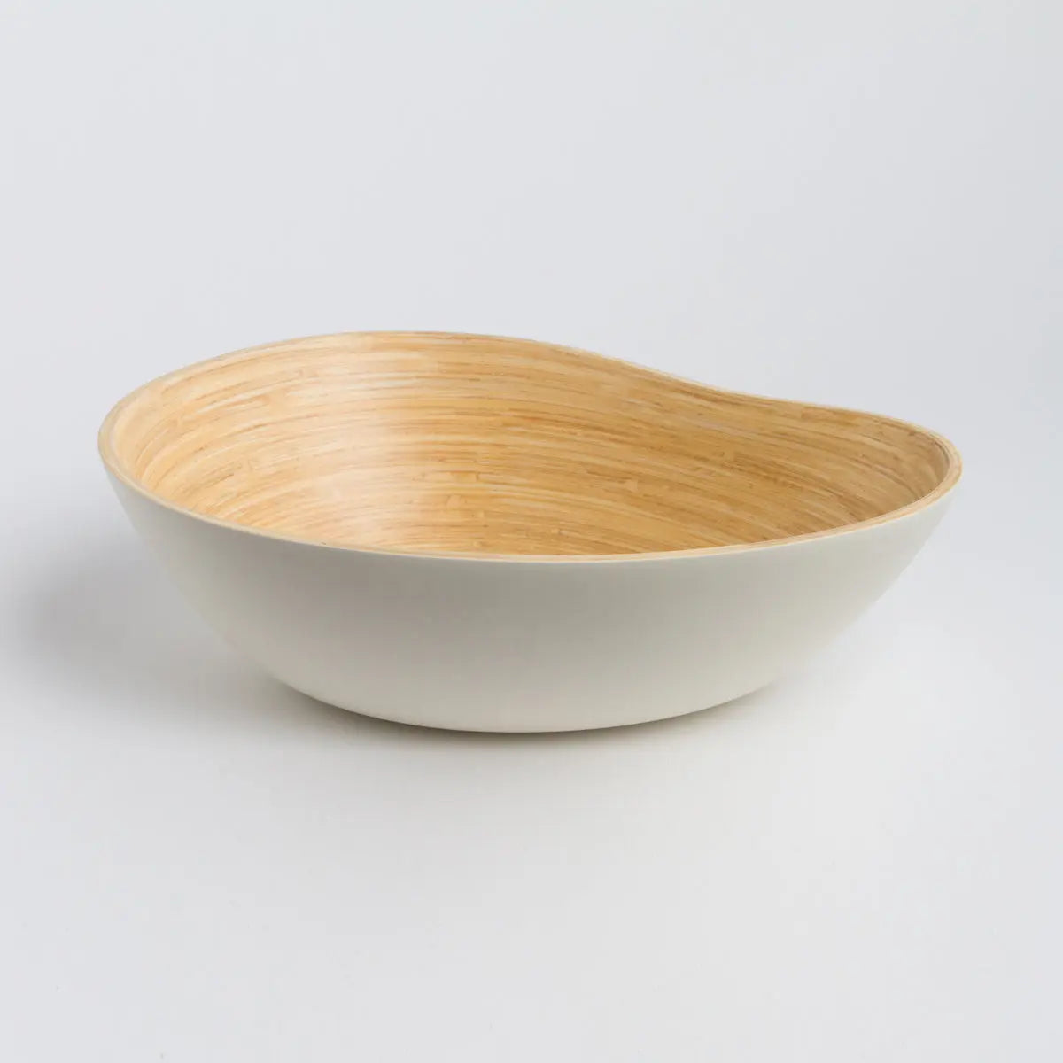 EcoGlow Bamboo Serving Bowl – Minimalist & Sustainable Tableware DC-Bibol