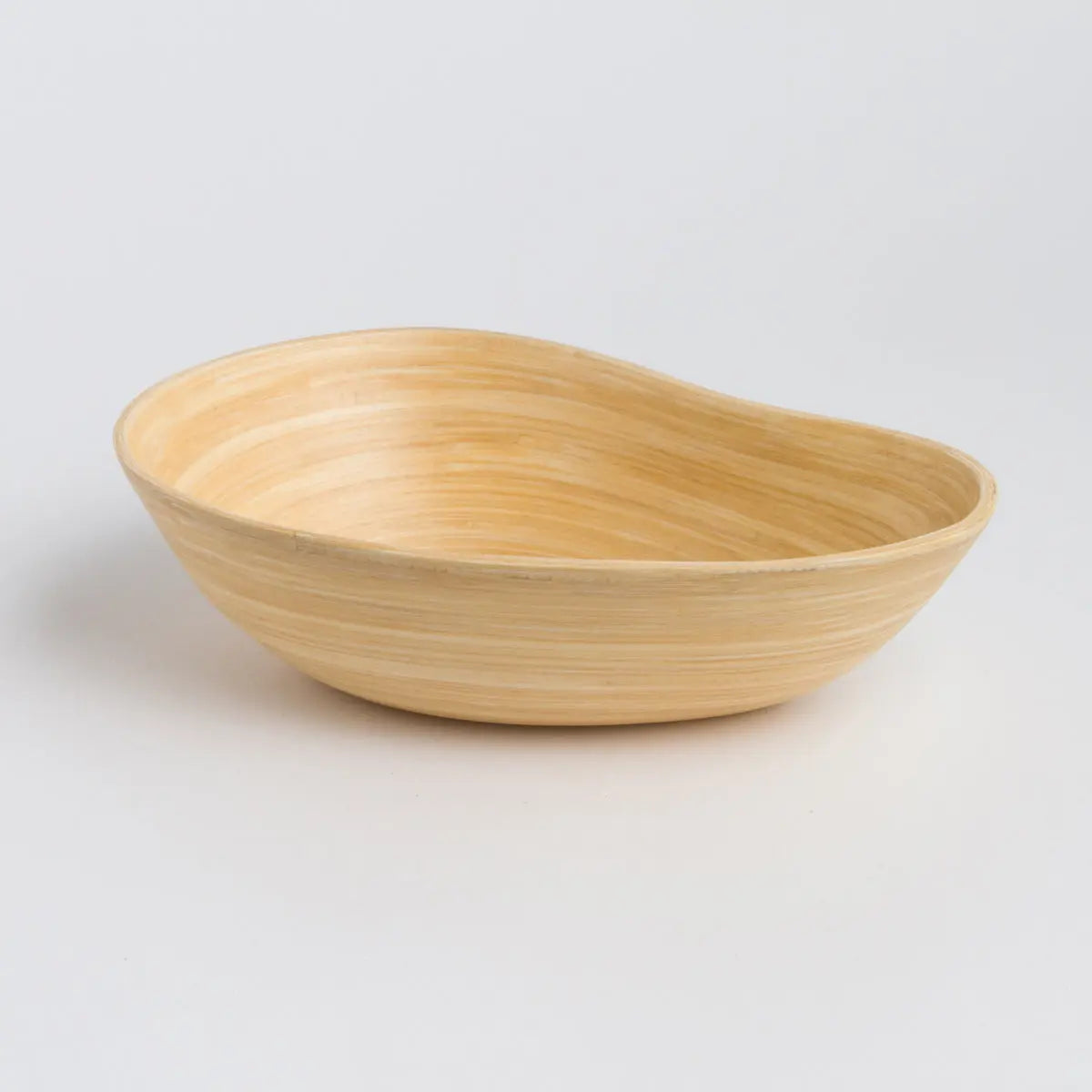 EcoGlow Bamboo Serving Bowl – Minimalist & Sustainable Tableware DC-Bibol