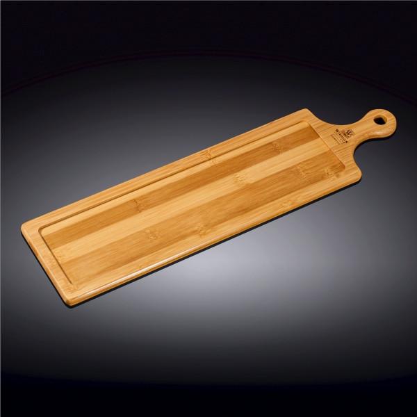 EcoGlow Rectangular Bamboo Serving Tray – 18” x 4.75” DC-Wilmax USA