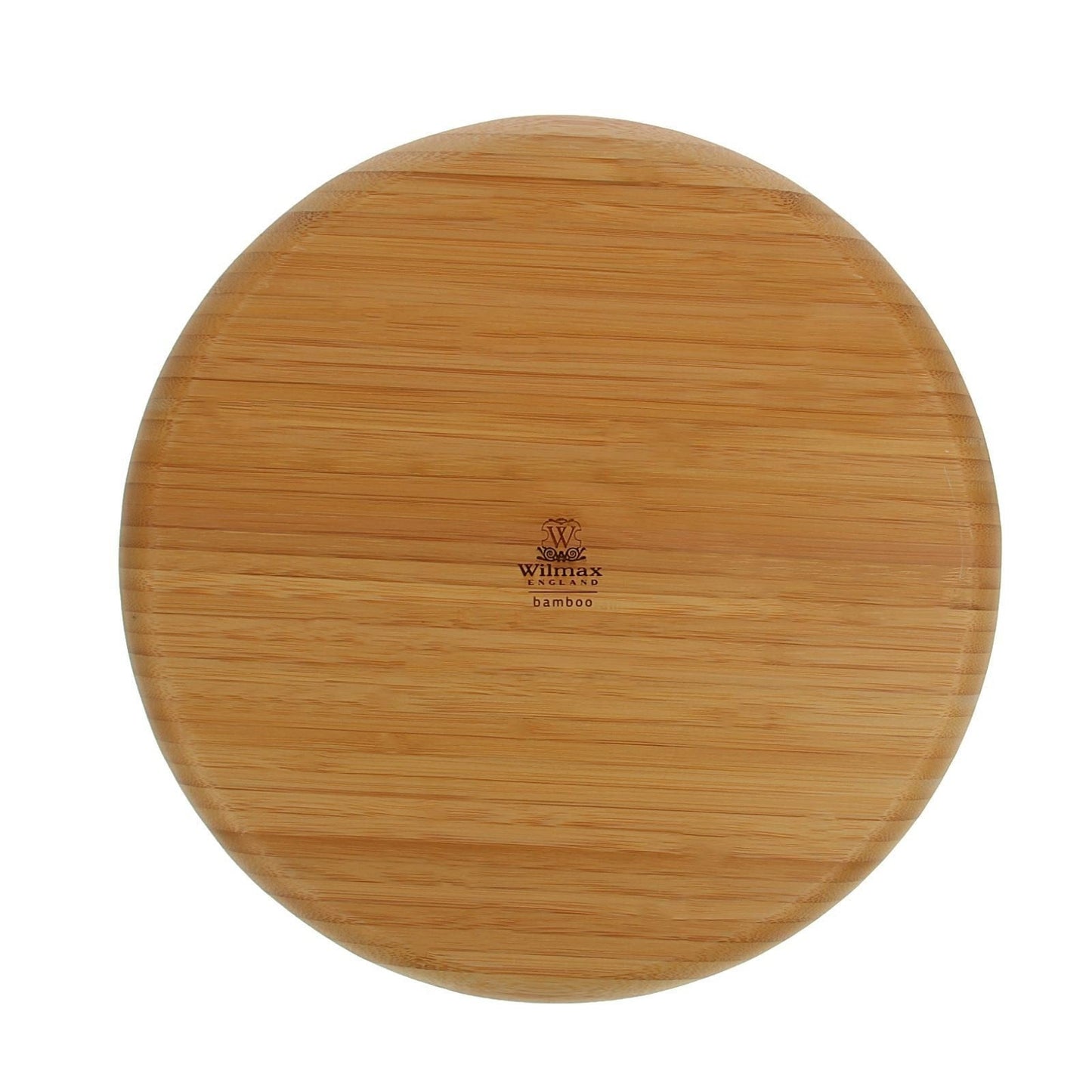Bamboo Round Serving Platter – 14” Eco-Friendly Board for Pizza, BBQ, Steak & Entertaining DC-Wilmax USA
