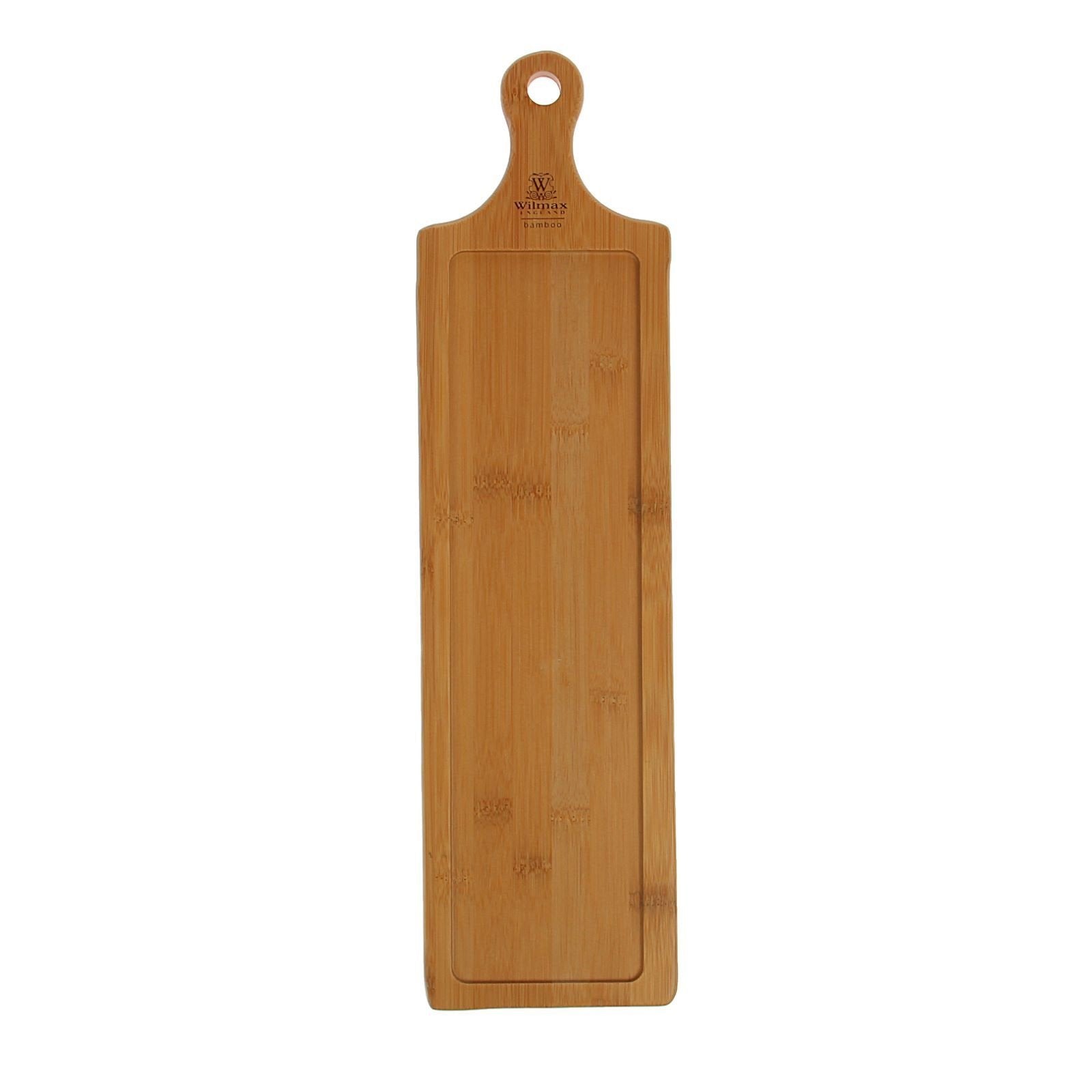 EcoGlow Rectangular Bamboo Serving Tray – 18” x 4.75” DC-Wilmax USA
