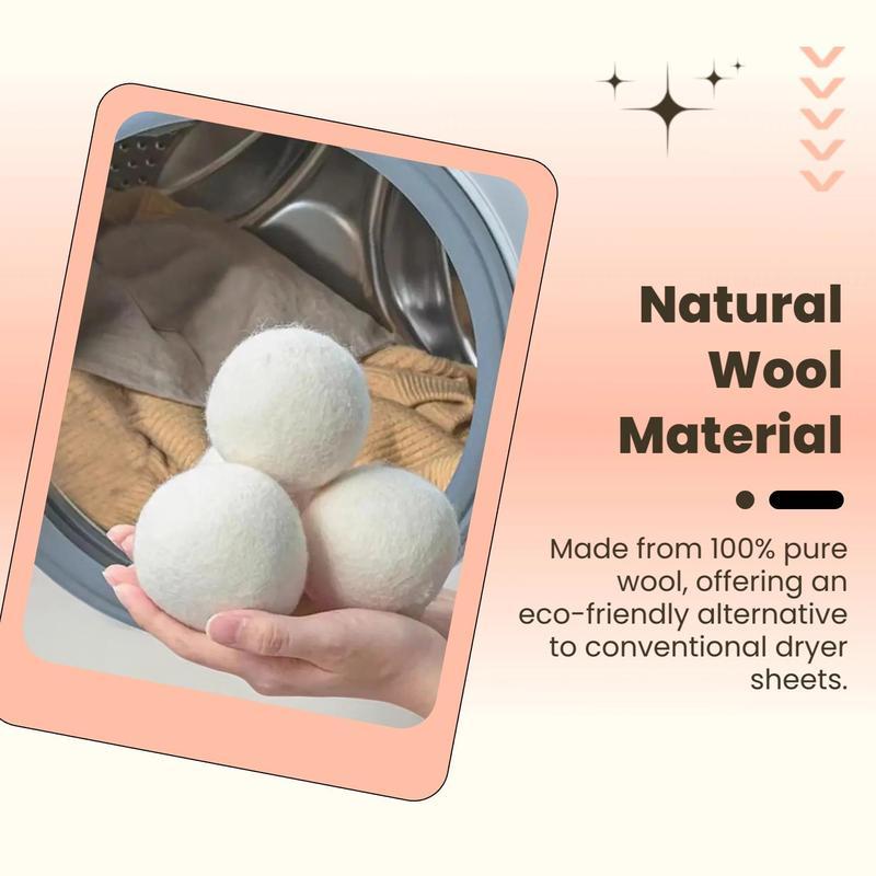 EcoGlow Wool Dryer Balls – 3-Pack (3 inch) EcoGlow Home Living
