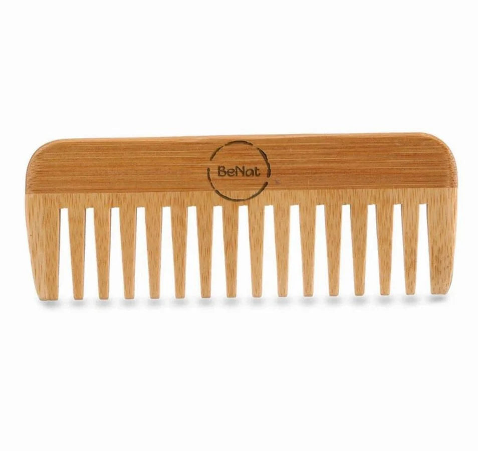 Zero-Waste Bamboo Bathroom Essentials Set – 6-Piece Eco-Friendly Kit with Brushes, Comb, Soap Dish & Toothbrush